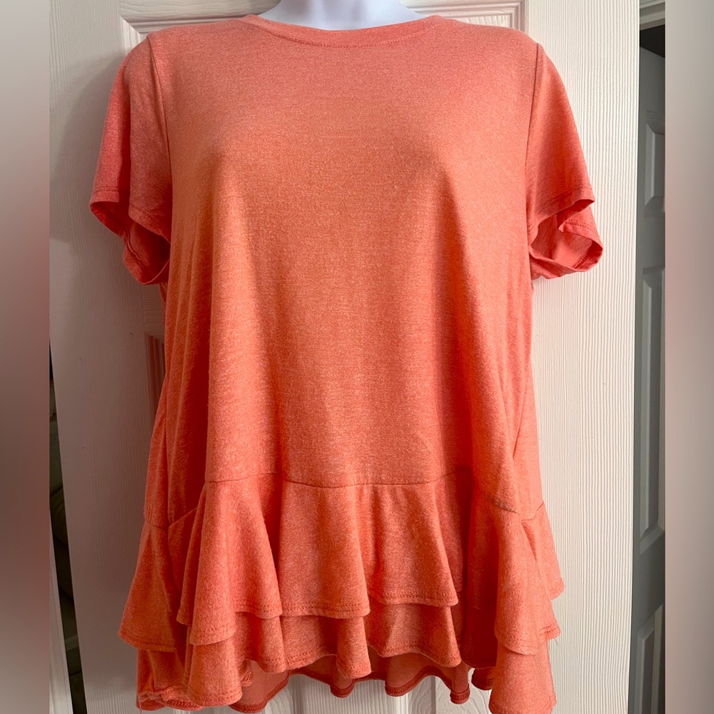Coral top, size L